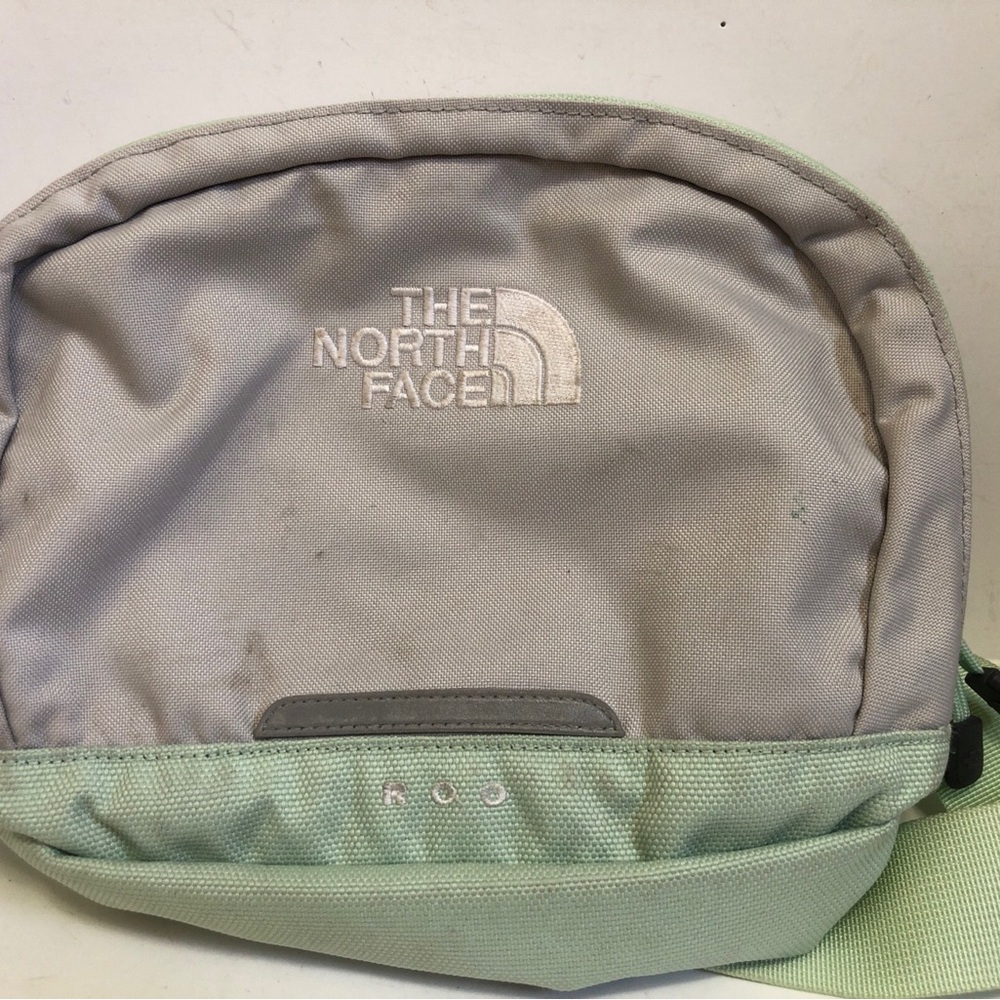 The North Face light Gray and light Green Bag